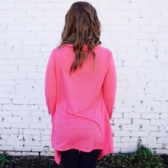 { Pink } Fringe &  Cardigan - Picture 2 of 3